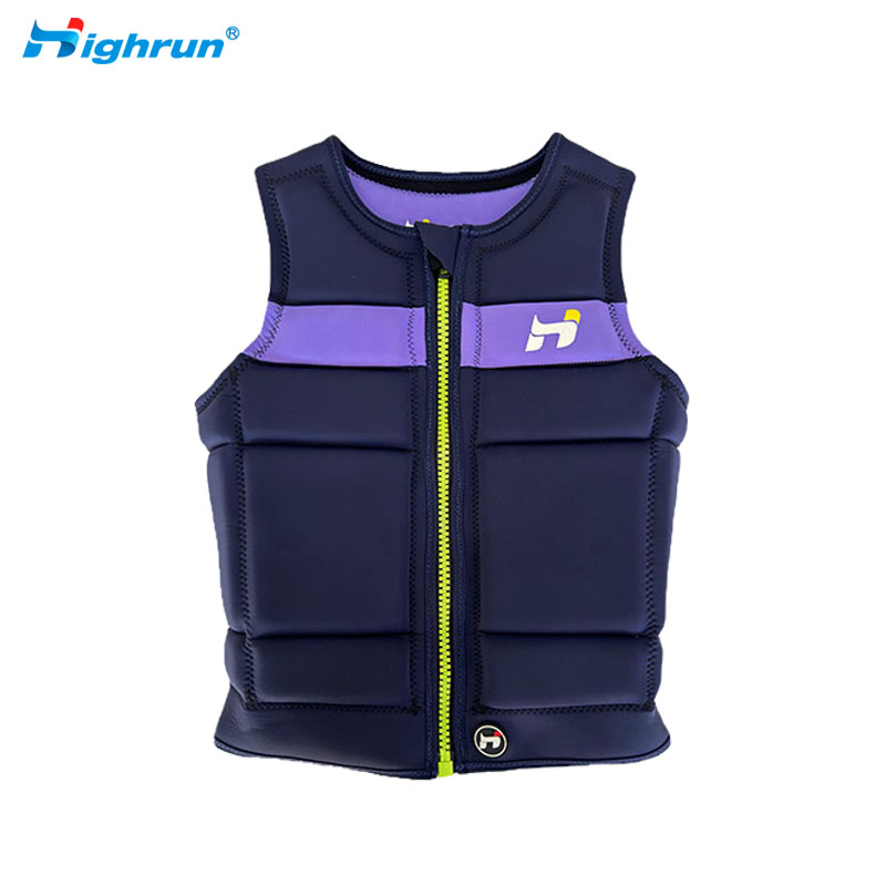 Close Fitting Wakeboard Surfing Swimming Impact Vest Water Sports EPE PVC Foam Neoprene Life Vest Jacket Surfing Swim