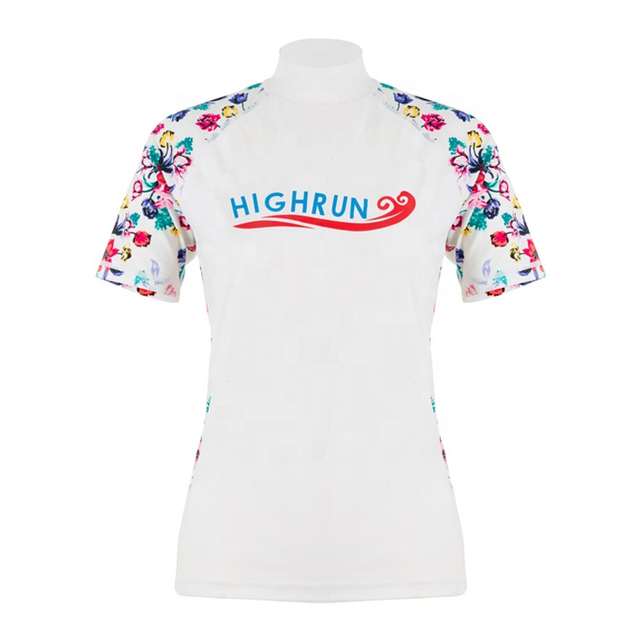  Best Selling Product Beachwear Sportwear Lightweight Women Rash Guard Latest Stylish Ladies Rash Guard in Low MOQ
