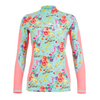 OEM High Impact Custom Sublimation Design & Logo Long Sleeve Women Rash Guard with UV Protection Breathable Rash Guards 