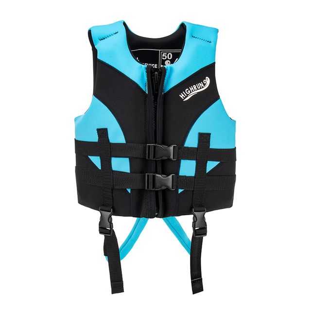 New Design Custom Logo Professional Neoprene Fabric Impact Marine Kayak Surfing Vest Kids Water Rescue Breathable Life Jackets