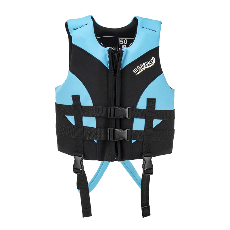 New Design Custom Logo Professional Neoprene Fabric Impact Marine Kayak Surfing Vest Kids Water Rescue Breathable Life Jackets