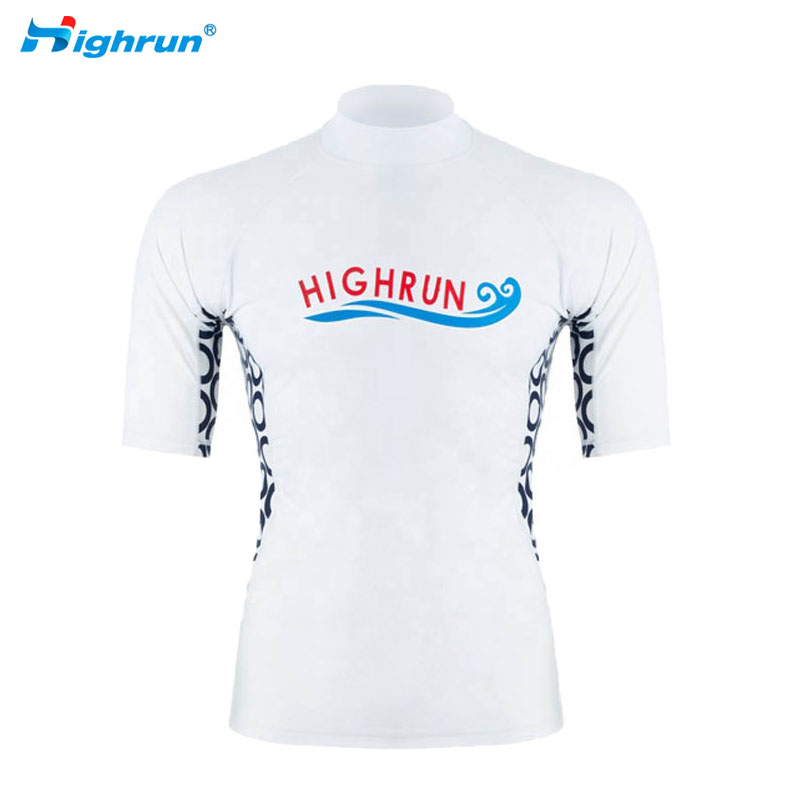 Wholesale Factory Cheap Price Custom Made Men MMA Rash Guard High Quality Jiu Jitsu Short Sleeve Rash Guard for Men