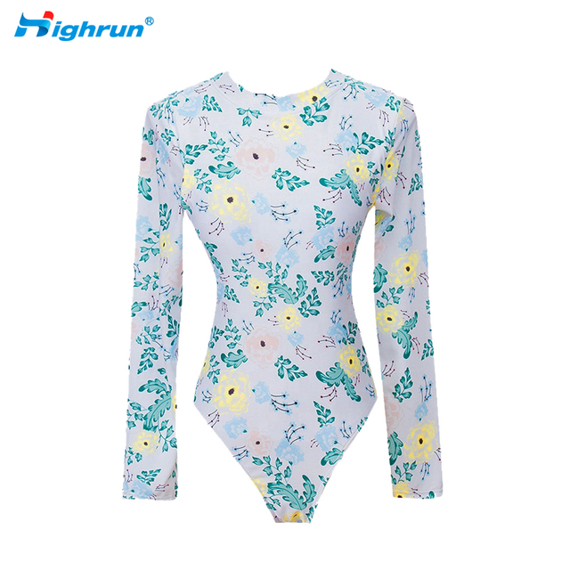  Women Full Sleeve Compression UV Protection Rash Guard Swim Beach Wear Spandex Shirt with OEM Sublimated logo