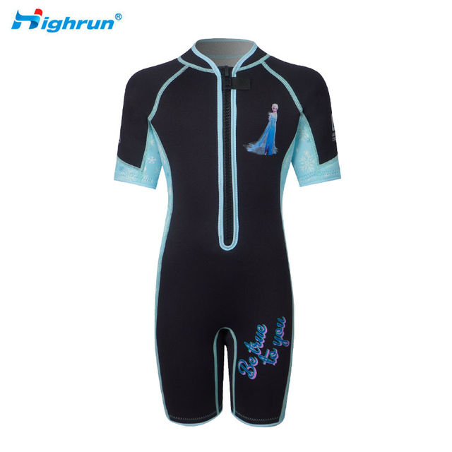 New Style Thickened Waterproof UPF50+ Wetsuit One-piece Short Sleeve Short Trousers Neoprene Kids Youth Wetsuit