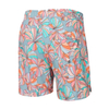 Polyester Latest Pants Men Floral Print Short Pants Swim Trunks 