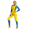 Women's High Elastic Breathable Rash Guard Bodysuit Tight Fitting Wetsuit for Surfing Diving