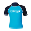 Children Breathable Rash Guard Custom Logo Sublimation Design Short Sleeve New Fashion Kids Rash Guard