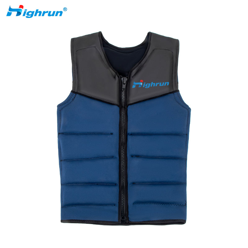Adult Life Jacket Outdoor Portable Summer Sea Fishing Survival Beach Suit Comfort Neoprene Life Vest Buoyancy Clothing
