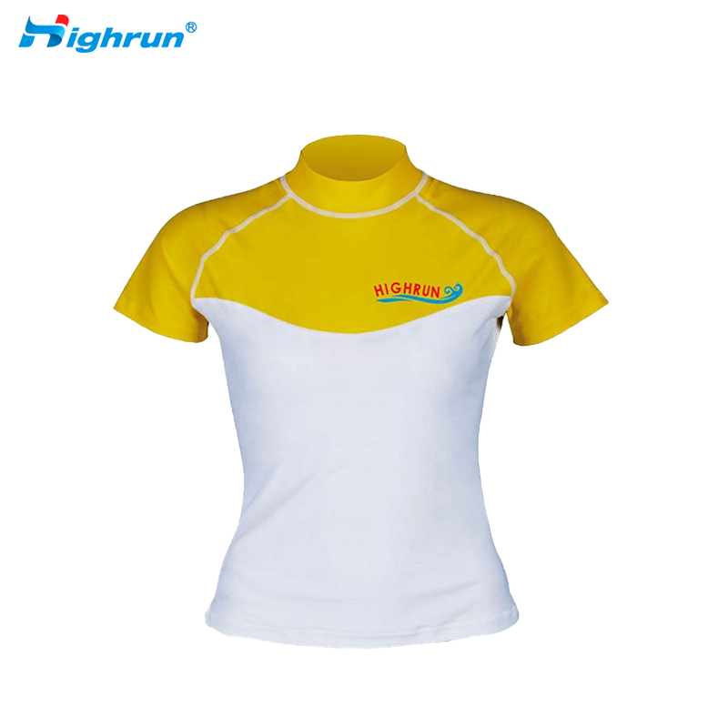 Lightweight Wholesale Custom Design Fitness Rash Guard Sport Wear Women Beautiful Breathable Rash Guard