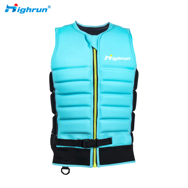 Professional Manufacture Neoprene Fabric Smooth Skin Life Vest Kayak Fishing Adults Swimming Vest Water Rescue Life vest