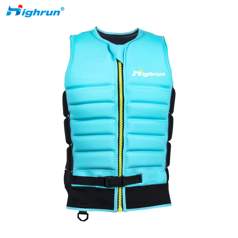 Professional Manufacture Neoprene Fabric Smooth Skin Life Vest Kayak Fishing Adults Swimming Vest Water Rescue Life vest