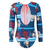 Custom Logo Rash guard Uv Upf 50+ protection Long Sleeve Rash Guard Wholesale Printed Surfing Shirt for Women