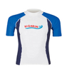 Customized Sun Protection Breathable Rash Guard Short Sleeve UPF 50+Swim Shirts Loose Fit Quick Dry Rash Guards for Men