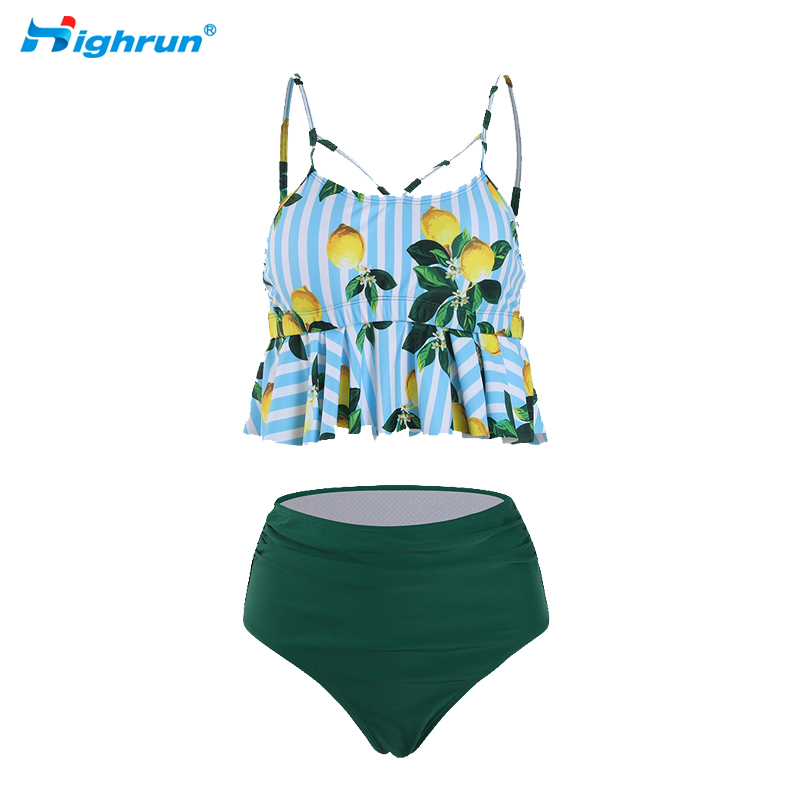 2025 New Arrivals Summer Fashion Green Women Two Piece Swimwear