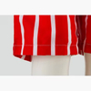 Men's Red Striped Beach Shorts Quick Dry Casual Lightweight Breathable Swim Trunks for Vacation