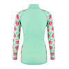 OEM High Impact Custom Sublimation Design & Logo Long Sleeve Women Rash Guard with UV Protection Breathable Rash Guards 