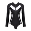 Custom High Guality Anti UV Sun Protection UPF 50 Swimsuit Long Sleeve One Piece Rash Guard for Women