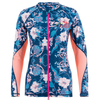 2025 New Custom Anti UV Clothing Outdoor Long Sleeve Surfing Swim Suits Black Women Rash Guard with Front Zipper