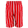 Men's Red Striped Beach Shorts Quick Dry Casual Lightweight Breathable Swim Trunks for Vacation