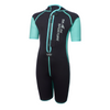 Customized High and Super Stretch Wetsuit 3.5mm CR Neoprene Boys Girls Green Shorty Wetsuit for Kids