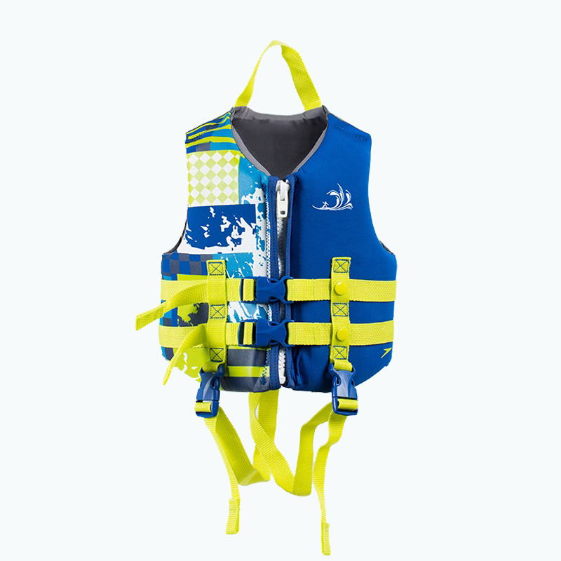 Customize Logo High Quality Kids Neoprene Life Jacket High Buoyancy Swim Surf Kayak Life Vest Jacket