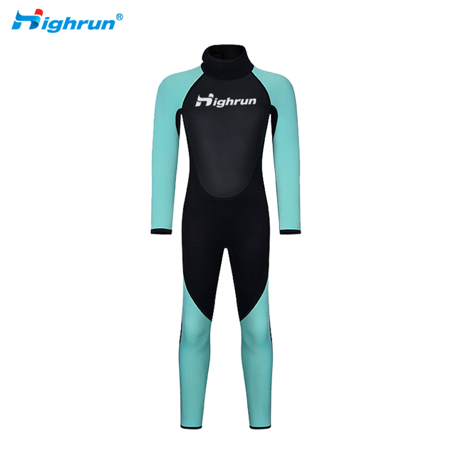 Children Surfing Suit Wetsuit Youth Full Body Long Sleeve Neoprene Wetsuit One Piece Keep Warm Smooth Skin Swim Suits with Zipper