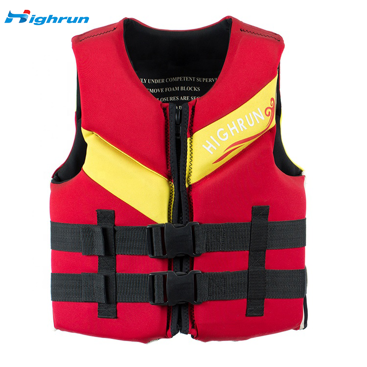 Wholesale Water Rescue Breathable Life Jackets Custom Professional Neoprene Personalized Reflective Life Jacket Surfing Vest