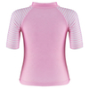 Customized Girl Kids Short Sleeve Anti-UV UPF50+ Rash Guard Beachwear Breathable Spandex/polyester Rash Guards