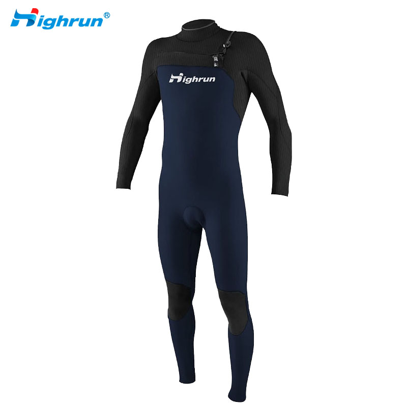  Professional High Elasticity Surfing Suit One Piece Chest Zip Neoprene Snorkeling Wetsuit for Men