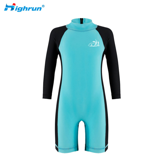 Kids Sun Protection Smooth Skin Rash guard Swimsuit Custom Logo Made Baby Breathable Rash Guard Swim Shirt 