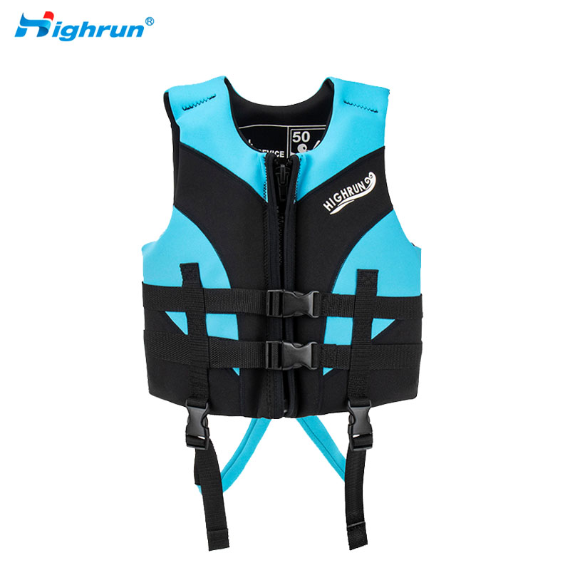 New Design Custom Logo Professional Neoprene Fabric Impact Marine Kayak Surfing Vest Kids Water Rescue Breathable Life Jackets