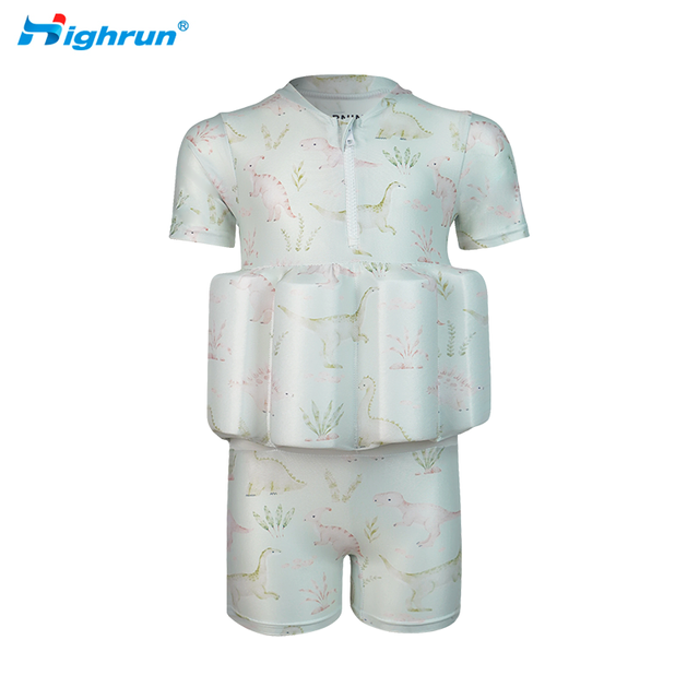 Children's Buoyancy Swimsuit One-piece Girl Swimwear Floating Suit Baby Training Bathing Suit Quick Dry Swimming Vest