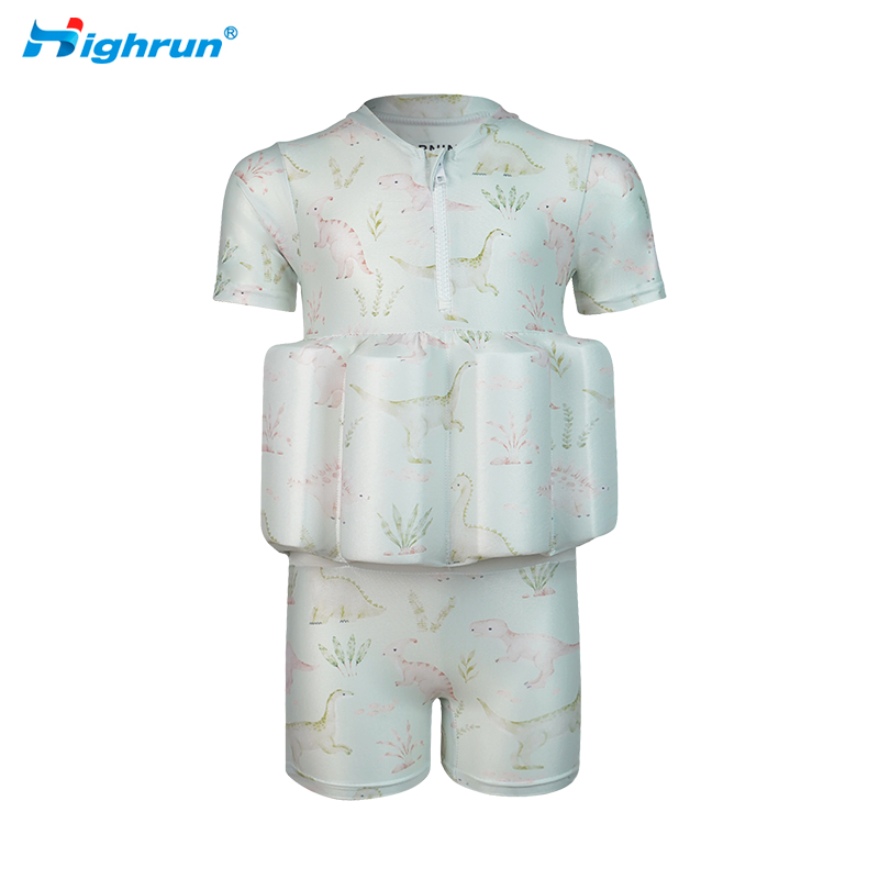 Children's Buoyancy Swimsuit One-piece Girl Swimwear Floating Suit Baby Training Bathing Suit Quick Dry Swimming Vest