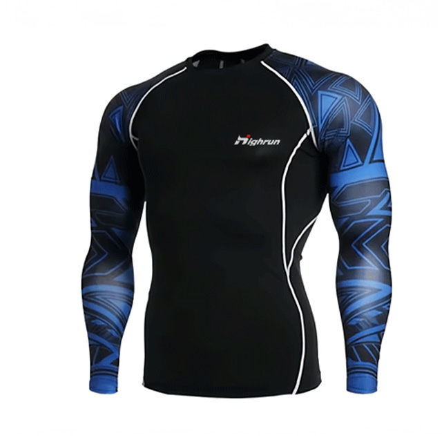 Long Sleeve Close Fitting Rash Guard For Running