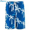 Polyester Latest Pants Men Floral Print Short Pants Swim Trunks 