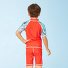 Top Sale Full Print Beautiful Toddler Rash Guard Set New Fashion Kids Rash Guards Mma Board Shorts Set