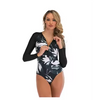 China Supplier Ladies One Piece Swimsuit Skin Tight Long Sleeve Bikinis