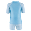 Customized Girl Kids Short Sleeve Anti-UV UPF50+ Rash Guard Beachwear Breathable Spandex/polyester Rash Guards