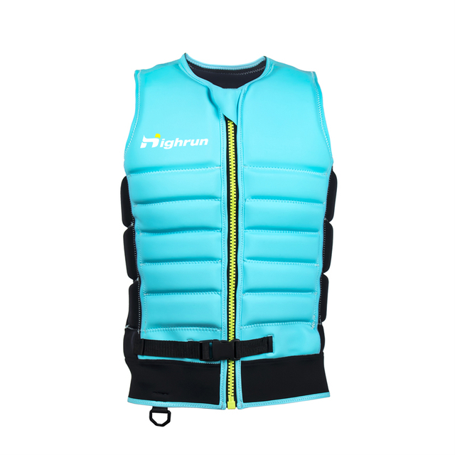 Professional Manufacture Neoprene Fabric Smooth Skin Life Vest Kayak Fishing Adults Swimming Vest Water Rescue Life vest