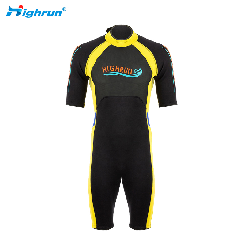2025 High Quality Surfing Wetsuits Manufacturers Special Design Custom Made Floating Short Sleeve Keeping Warm Neoprene Wetsuit 