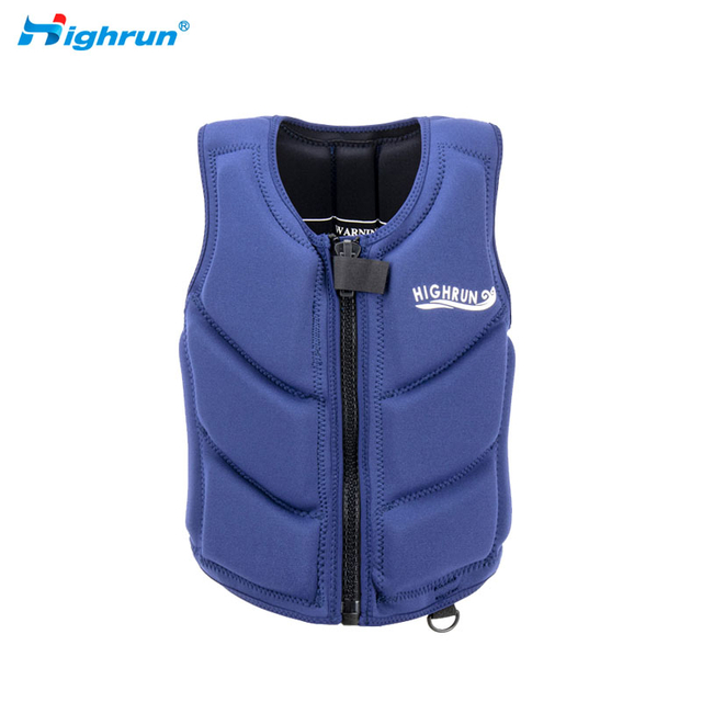 Wholesale Good Quality Swim Vest Breathable Fabric Vest with pdf Zipper Smooth Skin Life Vest for Children