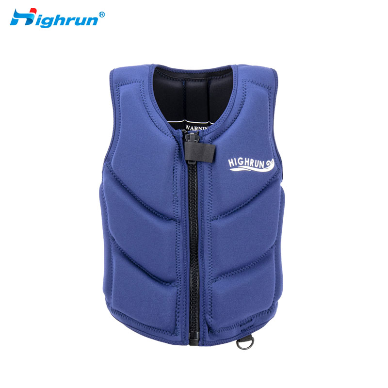 Wholesale Good Quality Swim Vest Breathable Fabric Vest with pdf Zipper Smooth Skin Life Vest for Children
