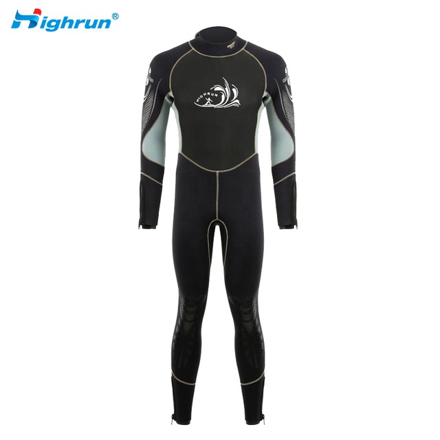 The Most Popular High Quality Neoprene Wetsuits Men Full Body Warm Diving Suit with Back Zipper OEM Adult Elastic Surfing Swimming Suit 