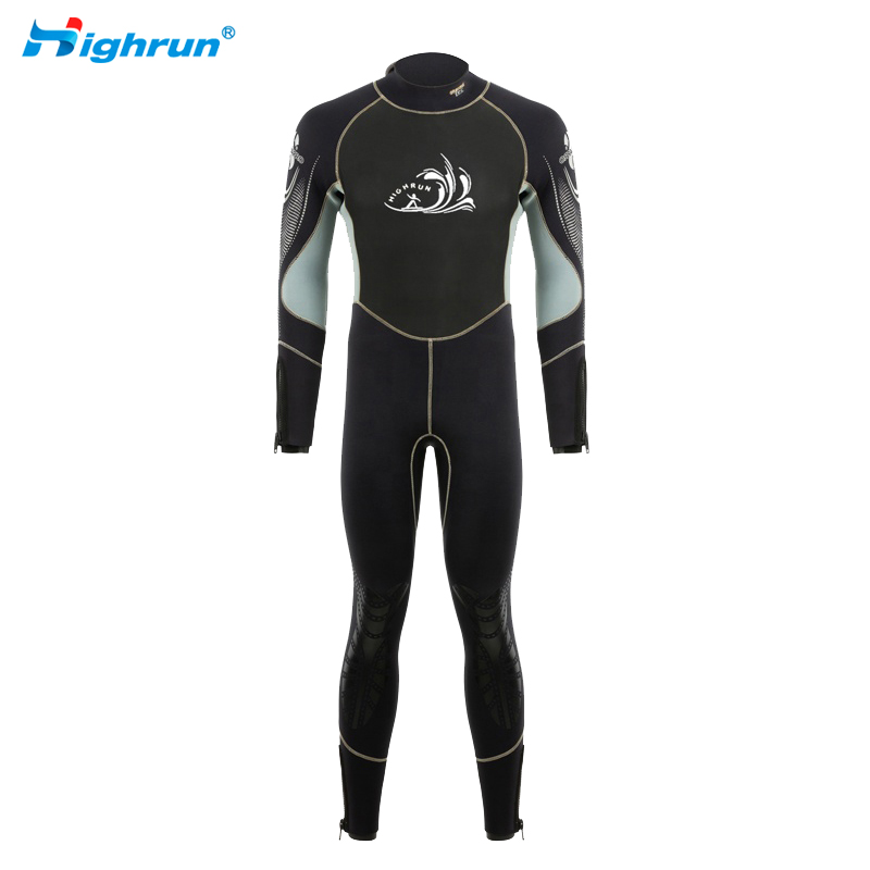 The Most Popular High Quality Neoprene Wetsuits Men Full Body Warm Diving Suit with Back Zipper OEM Adult Elastic Surfing Swimming Suit 