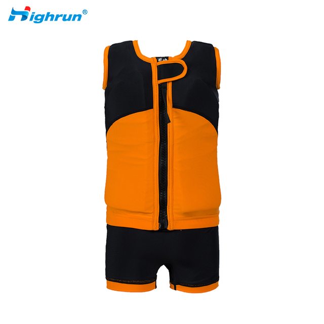 Unisex Swim wear Safety Buoyancy Float Suit High Quality Custom Print Swimsuits for Toddler ﻿