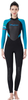 Women's Long Sleeve One-Piece Smooth Skin Wetsuit Swimsuit for Water Sports