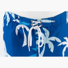 Men's Blue Palm Tree Print Beach Board Shorts Casual Lightweight Breathable Swim Trunks