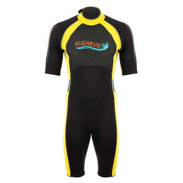 2025 High Quality Surfing Wetsuits Manufacturers Special Design Custom Made Floating Short Sleeve Keeping Warm Neoprene Wetsuit 