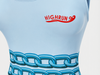 New Trend Summer Sport Cross Back Swimwear Sexy Casual Custom Logo Beachwear One Piece Bathing Suits for Women Designer