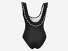 New Arrival Hot Selling Women Print One Piece Swimwear Summer Beachwear Front Logo Quick Dry Anti-UV